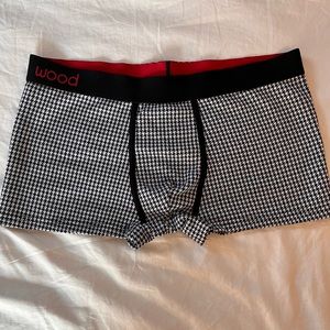 Wood Underwear Herringbone Houndstooth Modal Trunk